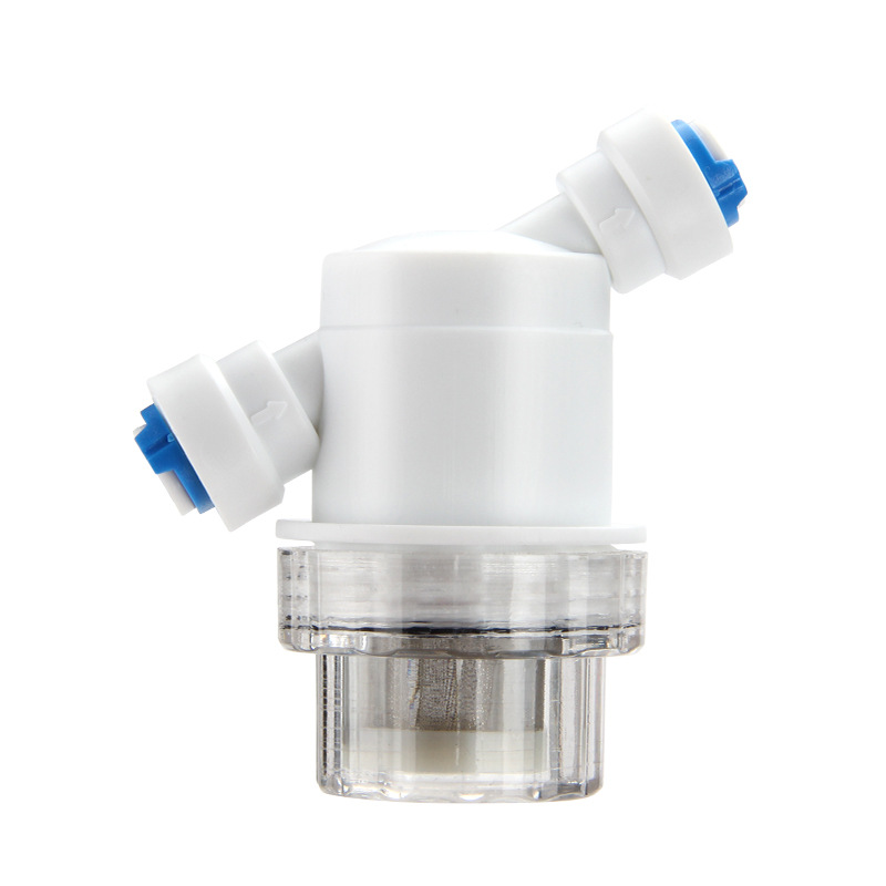 2 Quick connect micro filter water purifier front stainless steel mesh sediment particle filter removable and washable