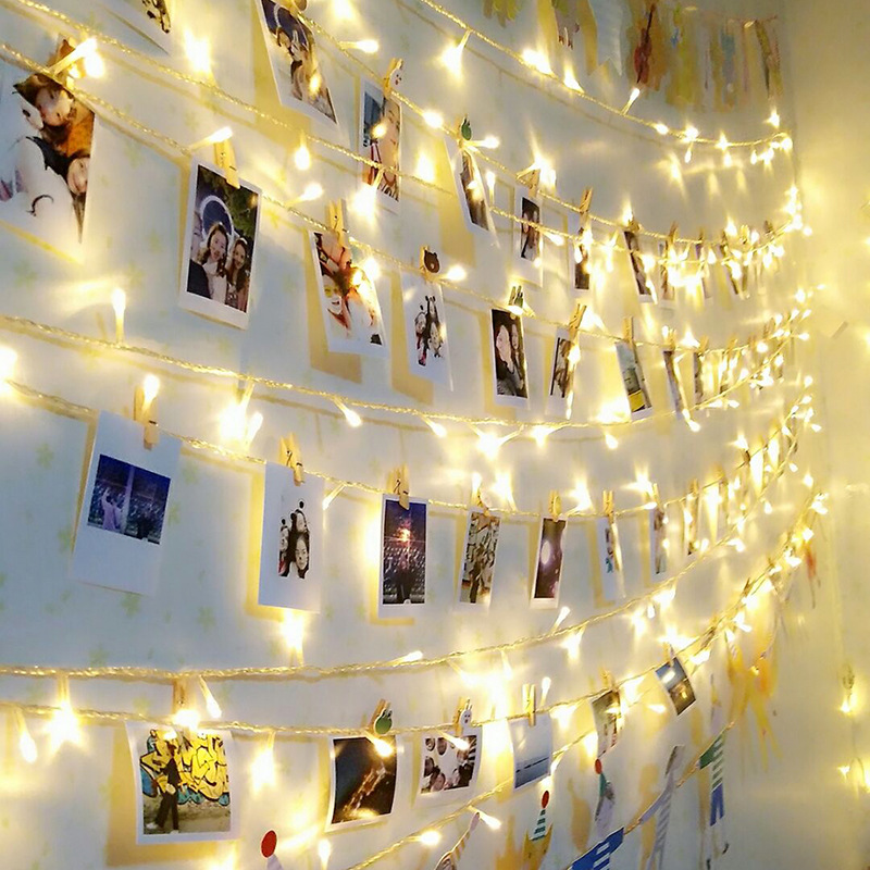 Led lights with colored lights and stars Christmas night lights atmosphere lights outdoor stall lights ins string lights decorative lights holiday