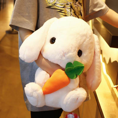 Plush toy long ears rabbit radish white rabbit doll pillow large cute cloth doll a generation of hair