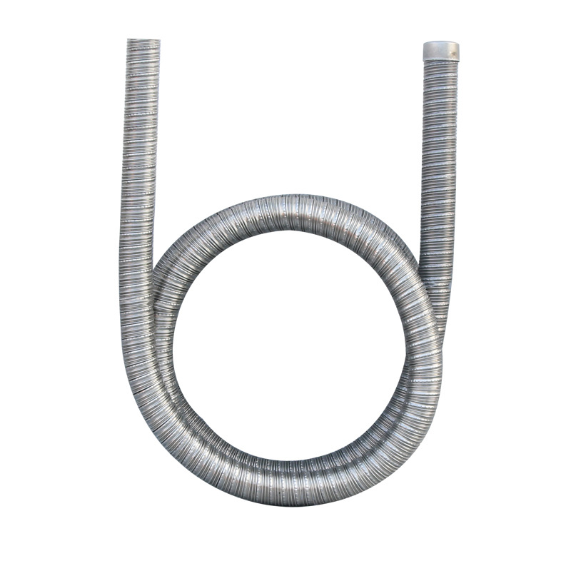 Double-layer smoke exhaust pipe stainless steel parking heater accessories fine thread screw lengthening exhaust thickened exhaust pipe