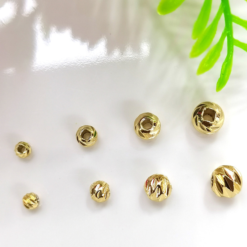 14kバッグ金珠保色カットビーズdiyカットビーズアクセサリーアクセサリーカットビーズブレスレット材料ビーズ|undefined