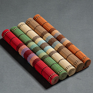 Tea Mat Coaster Tea Mat Tea Table Insulation Mat Bamboo Student Kindergarten Table Mat Placemat Decorative Mat Nordic Style
