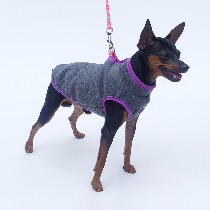 新しい軽量スタンドカラーノースリーブフリース犬服ヨーロピアンスタイルペットアパレル Ry0002|undefined