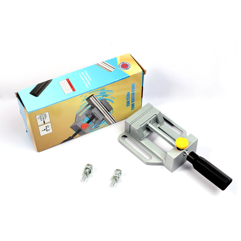 Factory direct sales of the new electric drill bracket multi-function bench drill bracket aluminum flat clamp bench drill special clamp