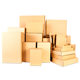 Flying machine box paper box in stock express square packaging box custom small batch color kraft paper packing box