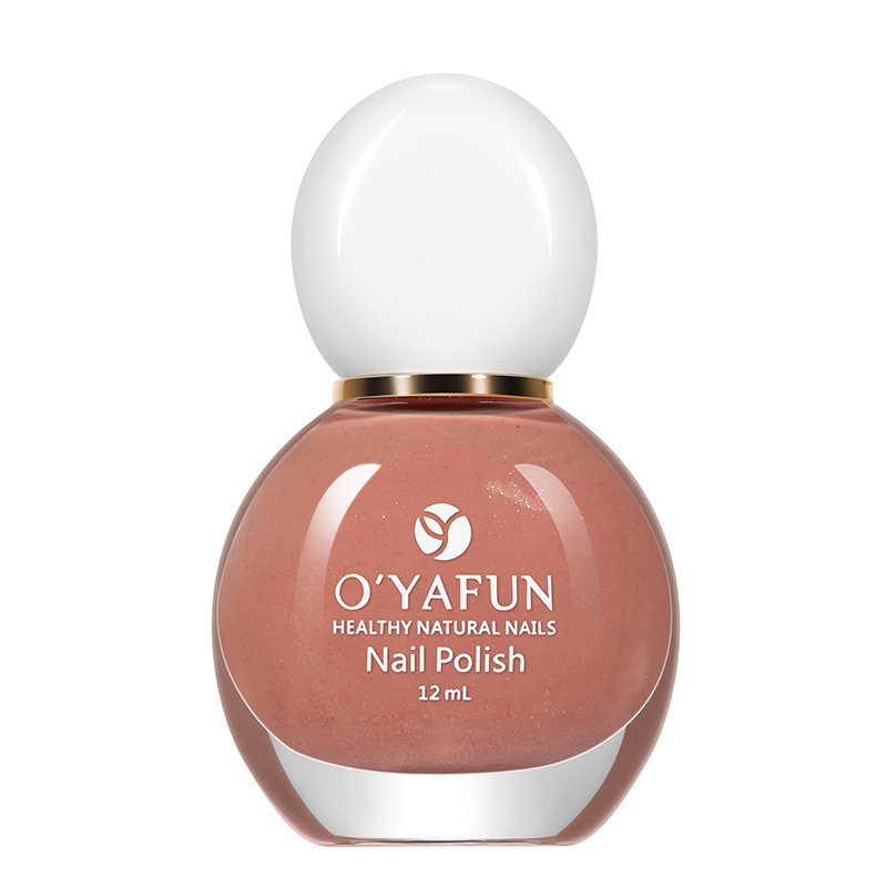Cross-border exclusive for ouyafei new 12ml water-based tearing nail polish baking-free quick-drying tasteless peeling 48-color finger