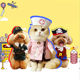 Pet Transformation Police Clothes Transformation Clothes Funny Cat Clothes Christmas Halloween Funny Pet Transformation Clothes