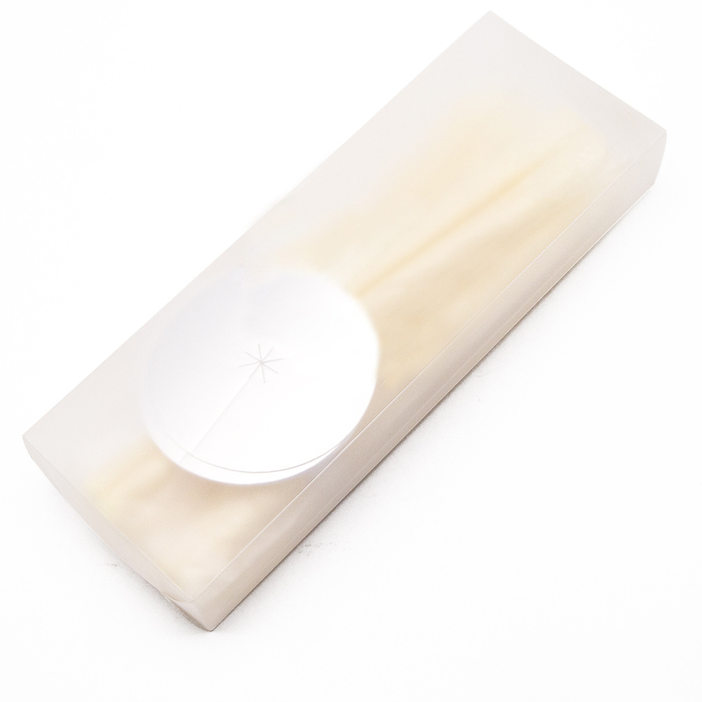 Cross-border hot sale a set of boxed ear candle horn type beeswax big ear candle stick with plug with tray cotton swab earplug ear wax