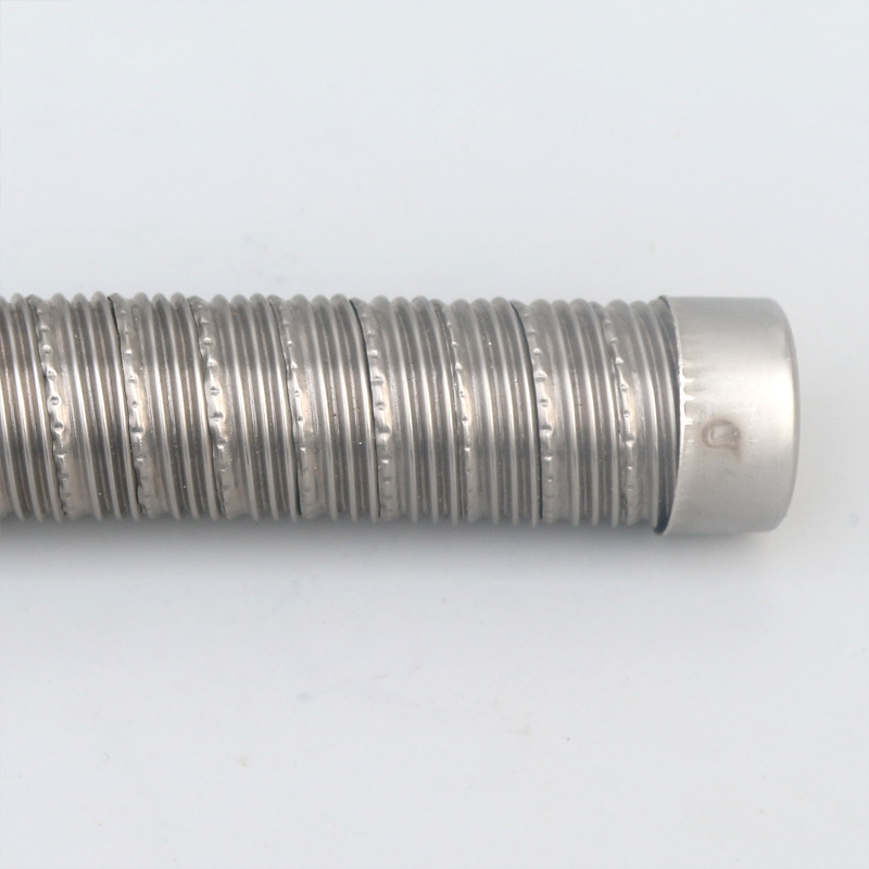Double-layer smoke exhaust pipe stainless steel parking heater accessories fine thread screw lengthening exhaust thickened exhaust pipe