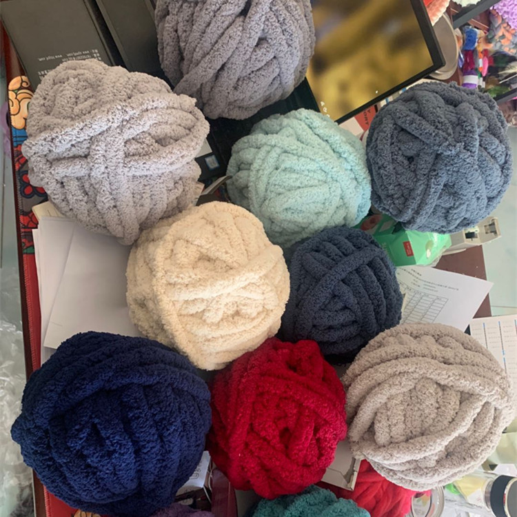Super thick Icelandic hair hand woven single strand super thick ice string scarf hat blanket animal nest line wholesale