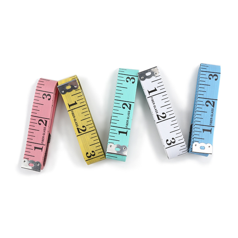 In stock five-color yin and yang version tailor ruler 150cm 60inch color tape ruler widened thickened measuring ruler soft ruler