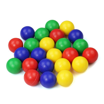 Plastic beans 1.5CM colorful beans rainbow beans happy entertainment beads table game accessories game beans manufacturers wholesale