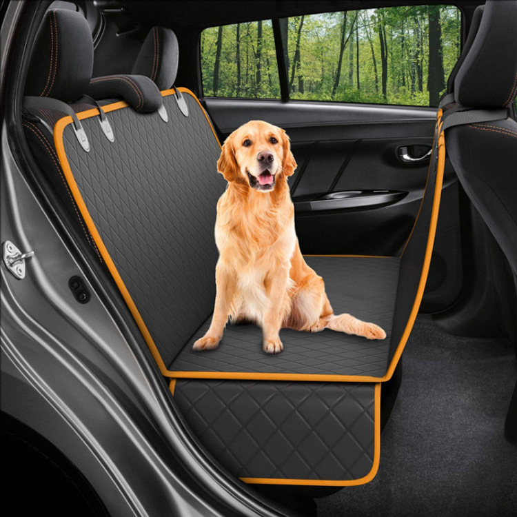 Cross-border hot-selling car pet mat car rear anti-dirty waterproof cat and dog mat foldable car pet mat