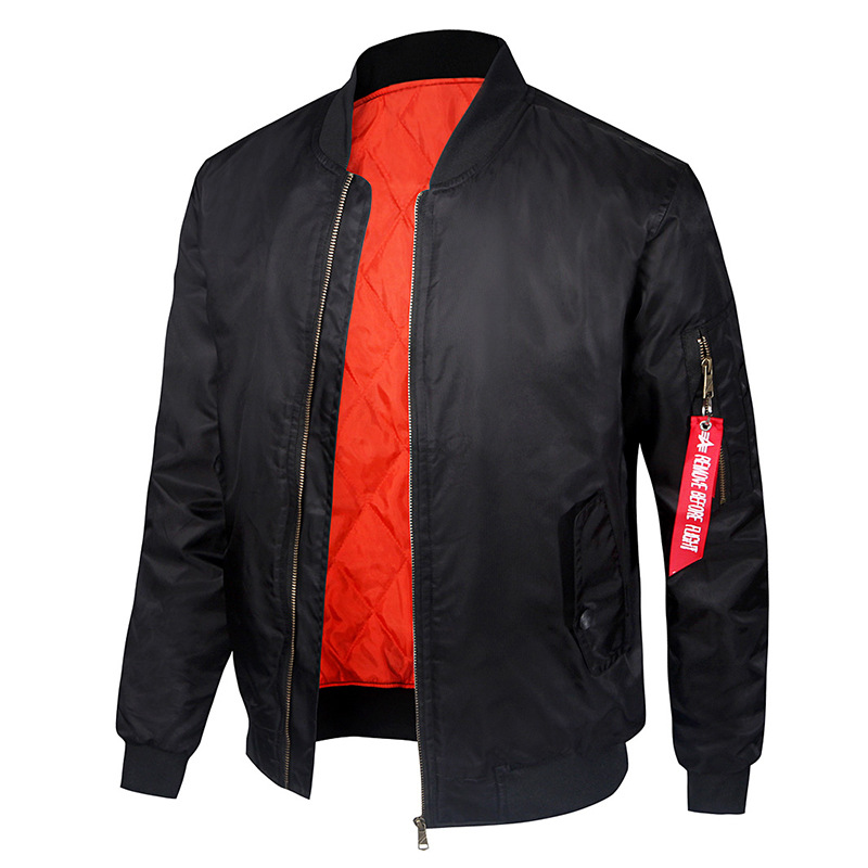 [plus cotton] flight suit air force one autumn casual jacket men's coat loose foreign trade Europe and the United States Southeast Asian groups