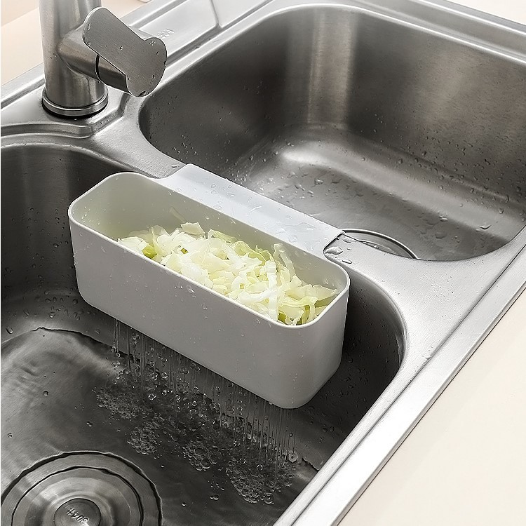 Kitchen multi-functional card sink kitchen waste dry and wet separation drain basket tableware fruit and vegetable drain storage box