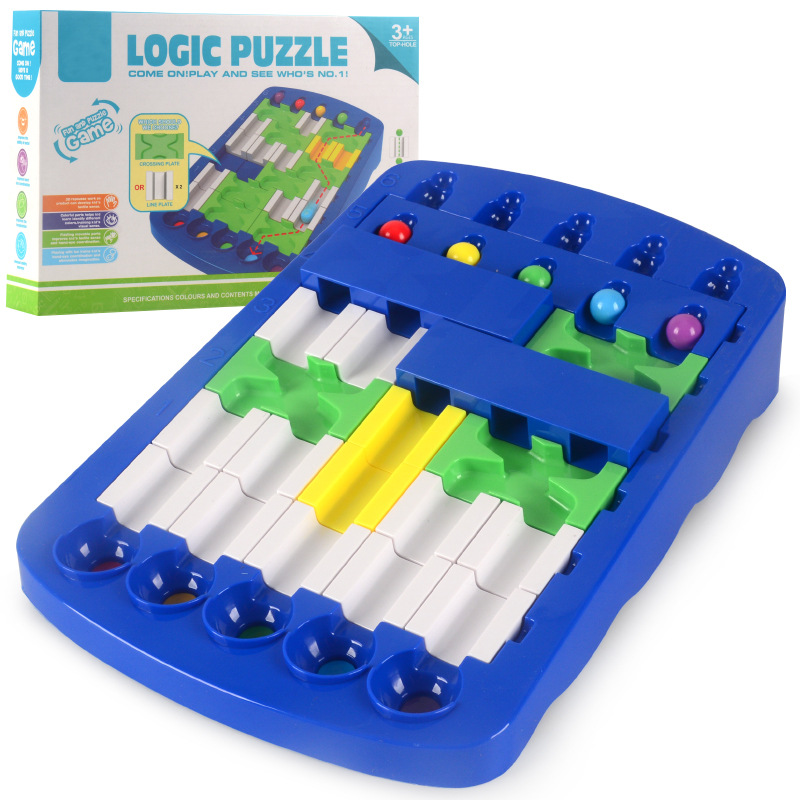 Cross-border children's Logic maze puzzle to find the route game toy puzzle DIY kindergarten entry toy
