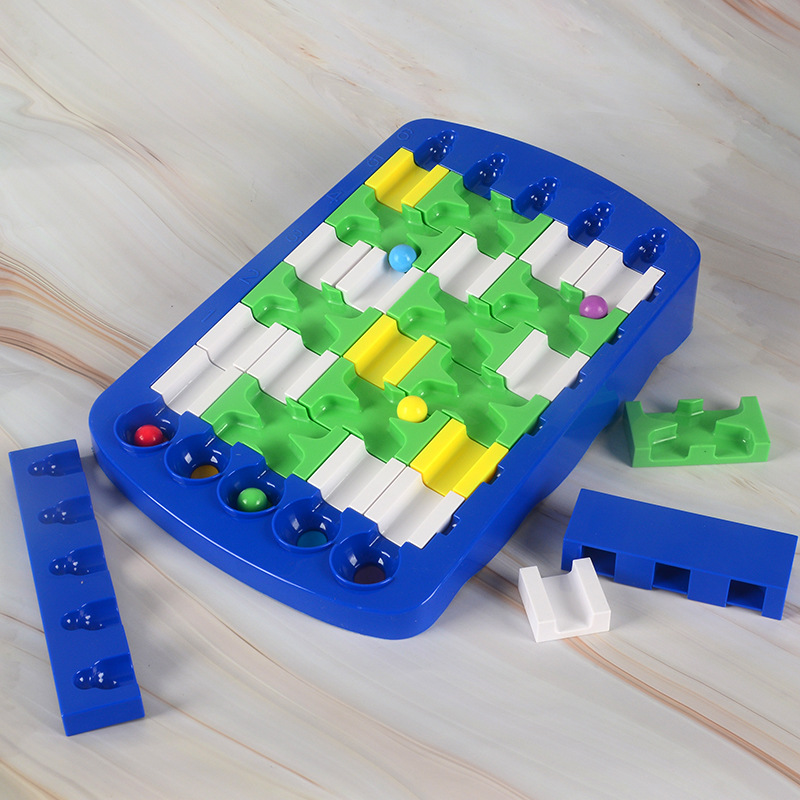 Cross-border children's Logic maze puzzle to find the route game toy puzzle DIY kindergarten entry toy