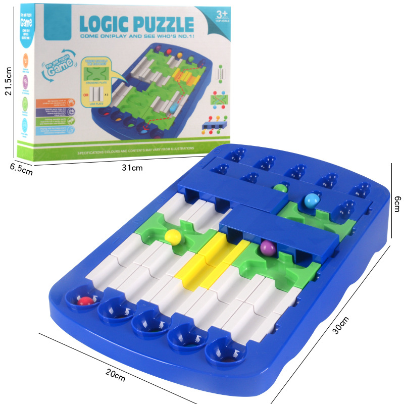 Cross-border children's Logic maze puzzle to find the route game toy puzzle DIY kindergarten entry toy