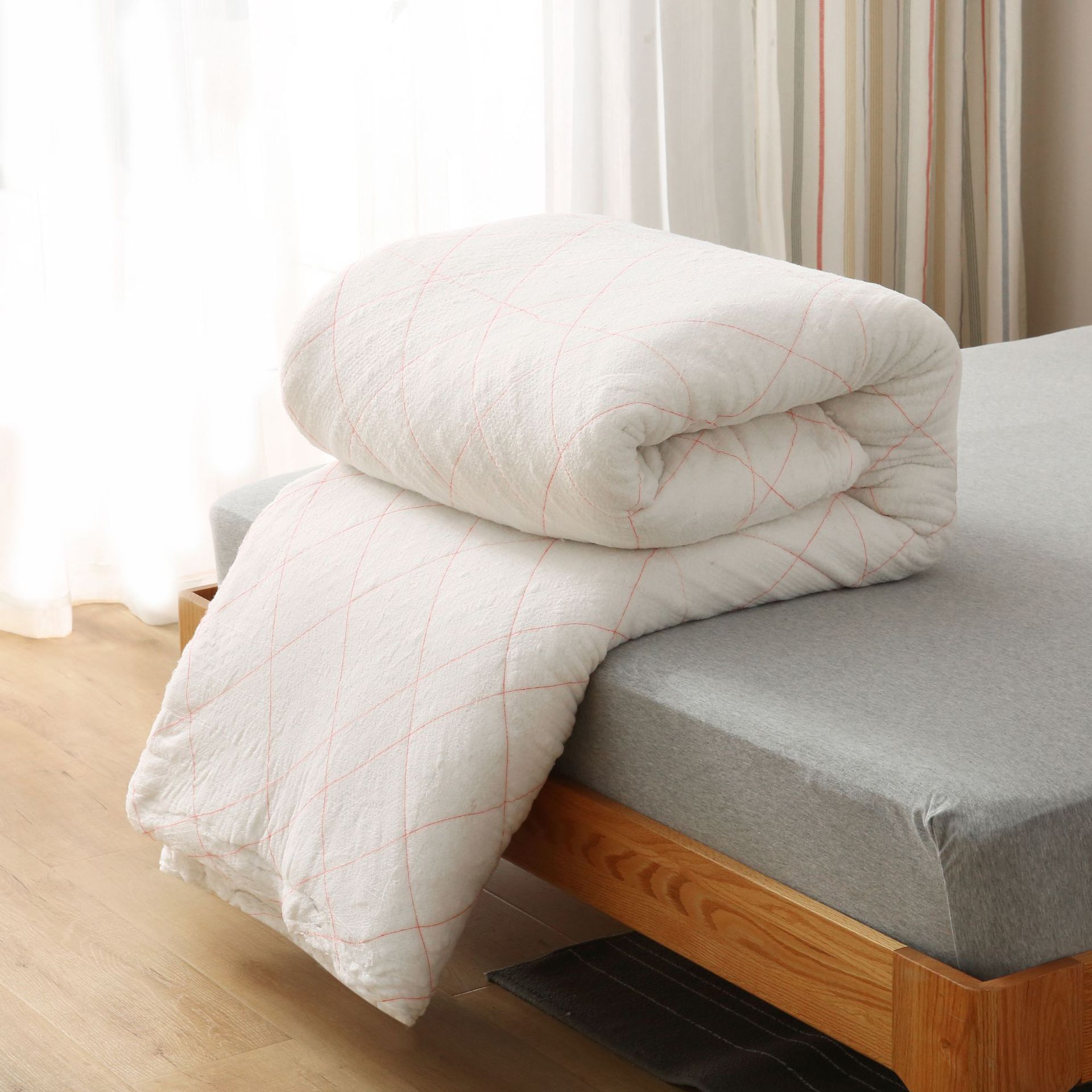 Cotton quilt mattress mattress cotton fiber quilt core spring and autumn and winter thickened chemical fiber quilt mattress wholesale