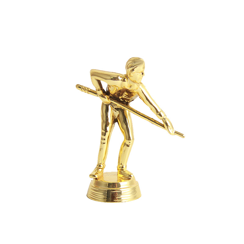 Doll flower brand factory wholesale trophy accessories sports doll flower brand plastic metal trophy accessories manufacturers make