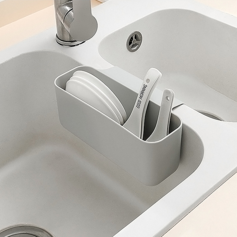 Kitchen multi-functional card sink kitchen waste dry and wet separation drain basket tableware fruit and vegetable drain storage box
