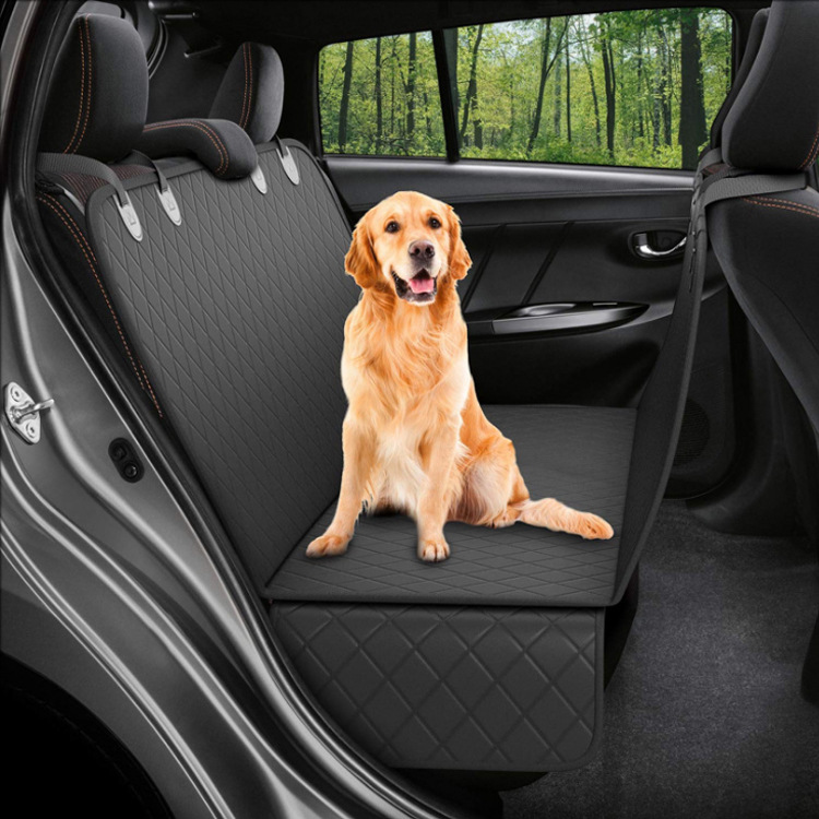 Cross-border hot-selling car pet mat car rear anti-dirty waterproof cat and dog mat foldable car pet mat