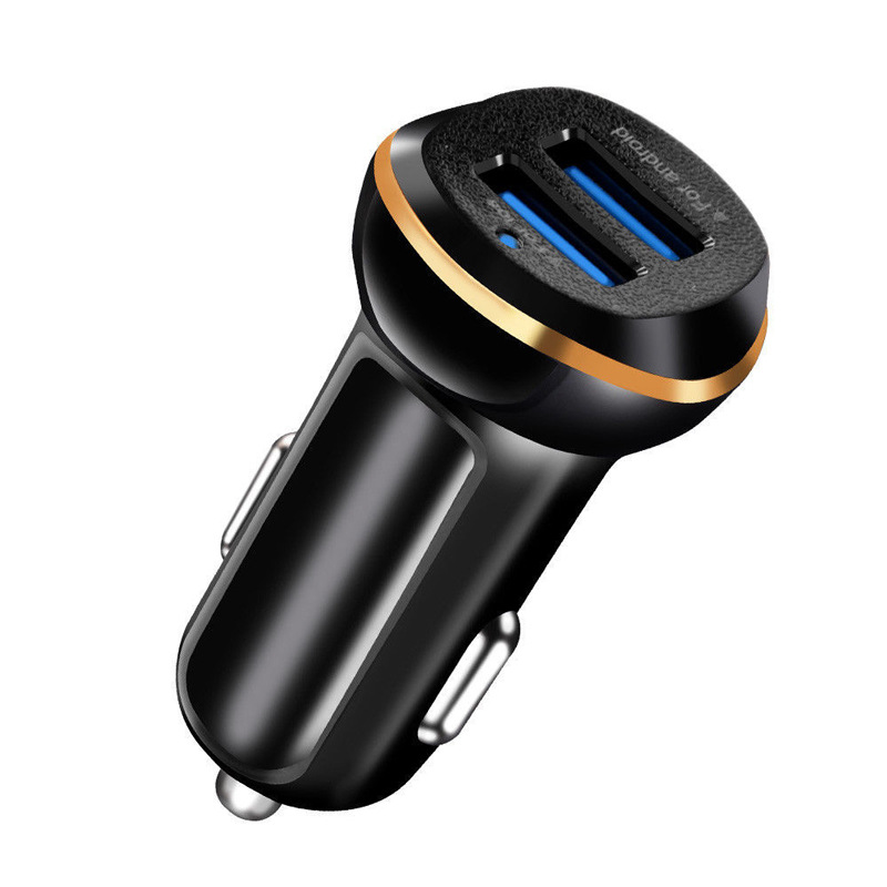 Source factory car charging head 5v3.1a smart car 12V charger mini dual port dual usb car charger