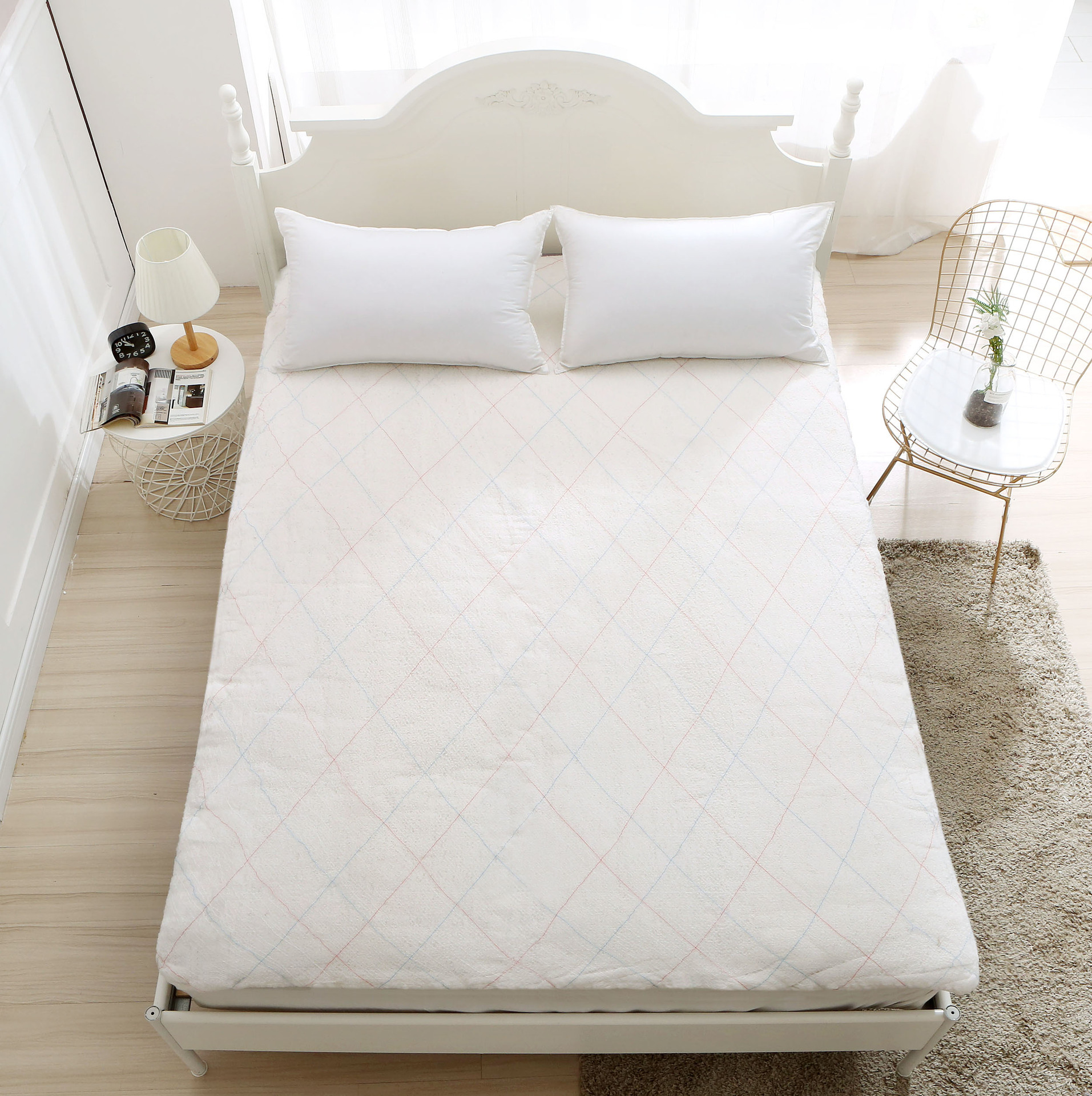 Cotton quilt mattress mattress cotton fiber quilt core spring and autumn and winter thickened chemical fiber quilt mattress wholesale
