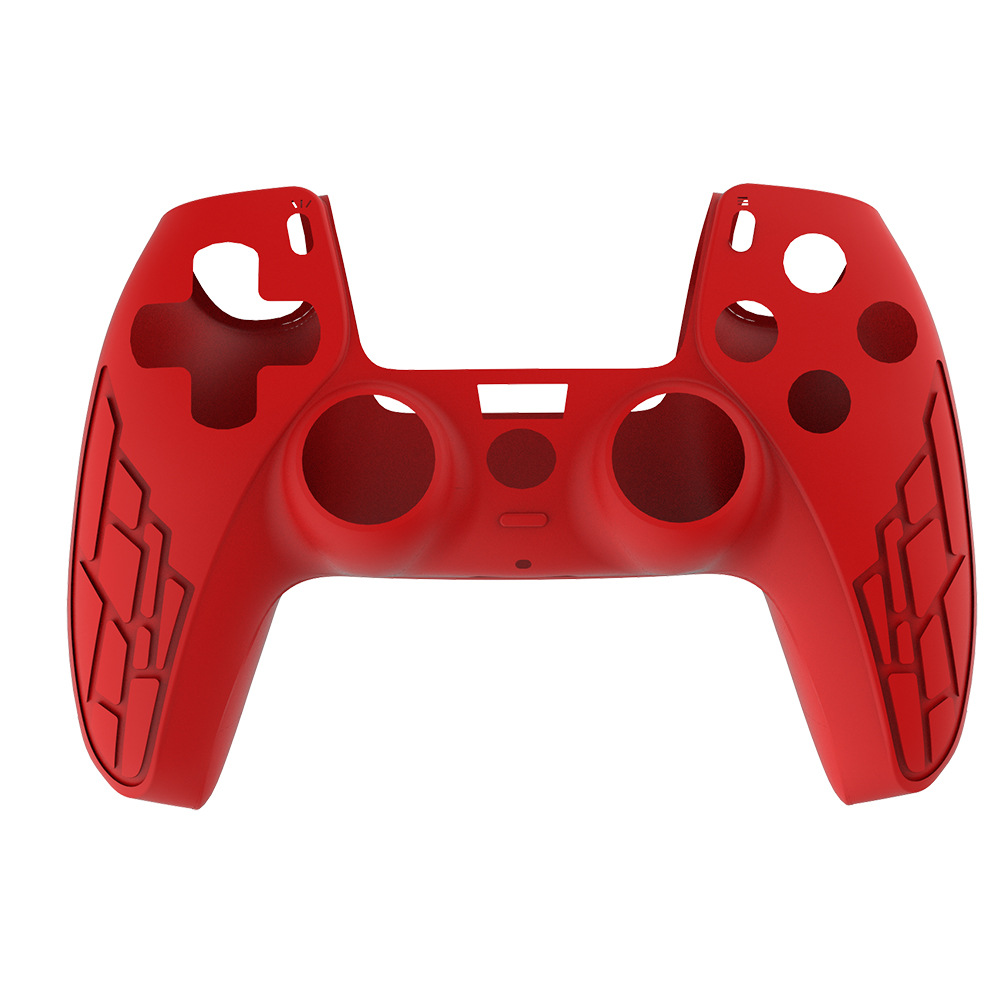 PS5 Texture Set Gamepad Silicone Protective Cover Anti-Slip Cover Thickened Silicone Cover PS5 Accessories