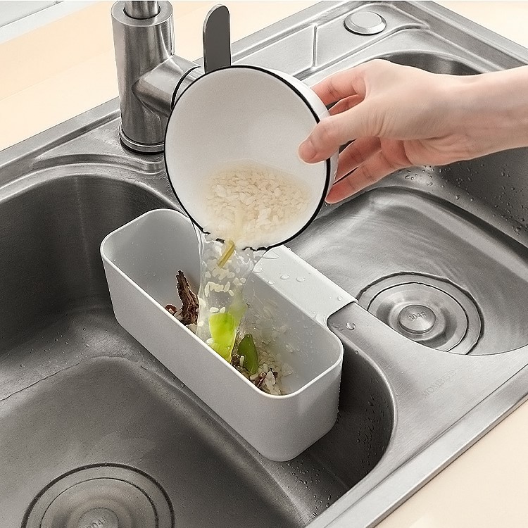 Kitchen multi-functional card sink kitchen waste dry and wet separation drain basket tableware fruit and vegetable drain storage box