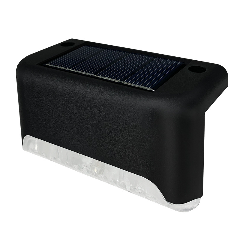 Cross-Border solar step lamp stair lamp outdoor polysilicon new waterproof step courtyard led step balcony
