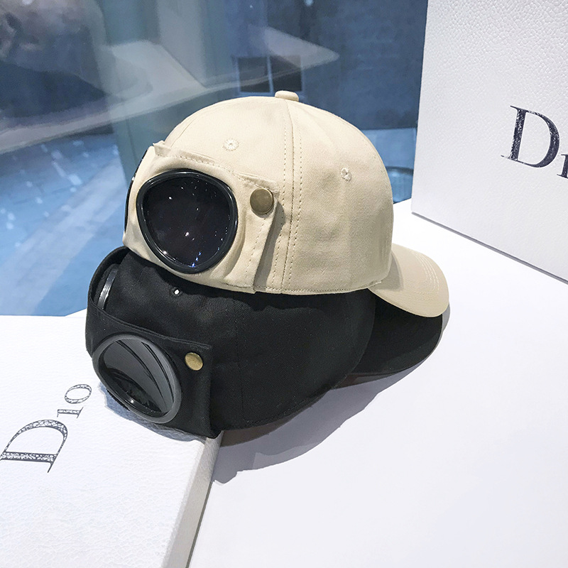 Aviator Hat Men's Trendy Anti-glasses Cap Women's Street Personalized ins Korean Style All-match Sunglasses Baseball Cap