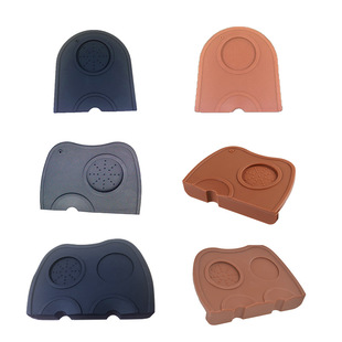 [In stock] silicone coffee press powder pad non-slip coffee press powder corner pad coffee pad can be printed logo
