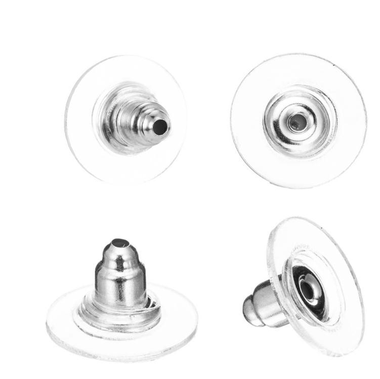 Frisbee earring plug bullet metal plastic film earplug earcap factory outlet