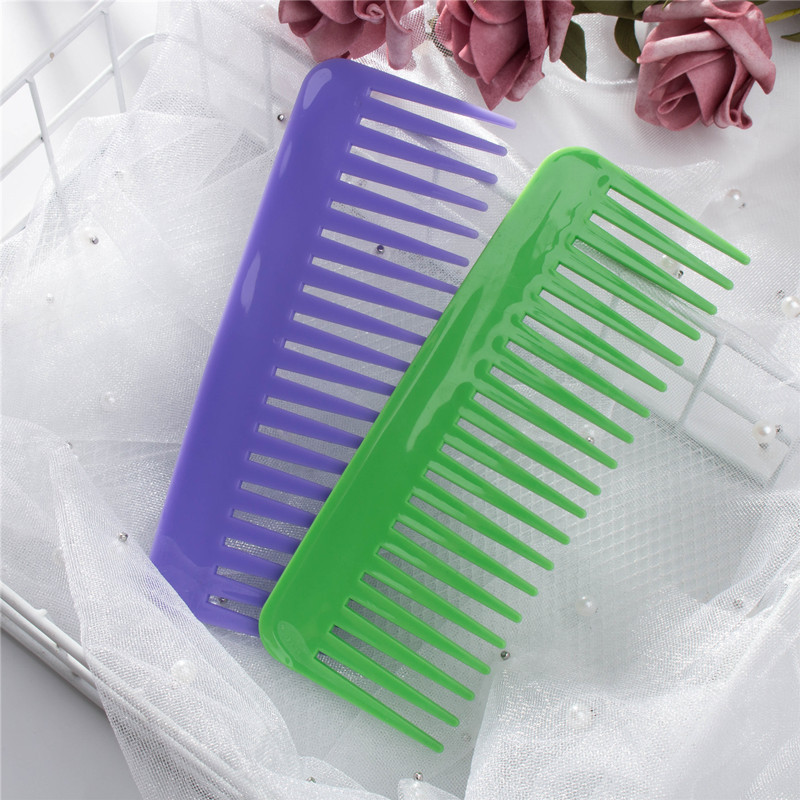 SUDI 7-color octopus in the same color without handle plus size wide tooth comb hair curling comb heat-resistant anti-static hair comb