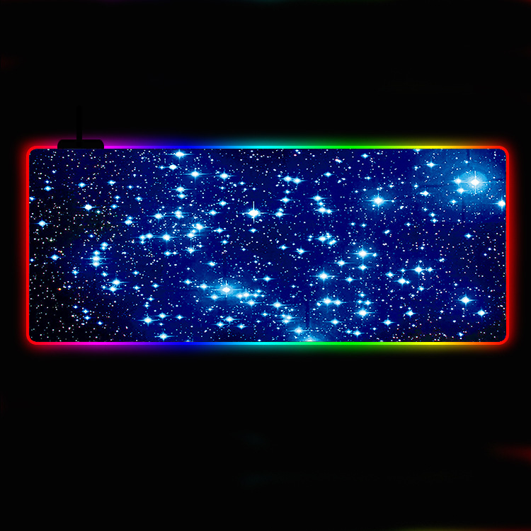 Светодиодный крутой красочный RGB светящийся коврик для мыши Коврик для мыши Amazon Game Luminous Pad