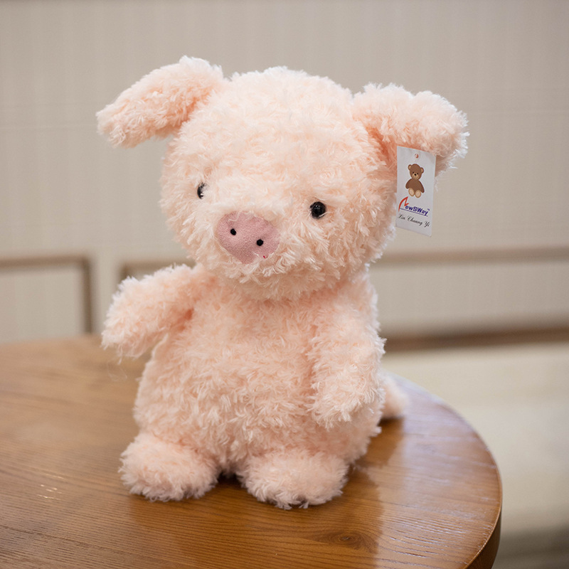 Doll Cute Plush Toy Piggy Doll Simulation Baby Female Dog Small Size Children Girl Doll Animal