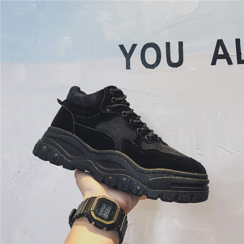 Torre Shoes 2025 New Autumn Men's Shoes Sports Casual Trendy Shoes All-match Running Trendy Ins Men's Travel Shoes