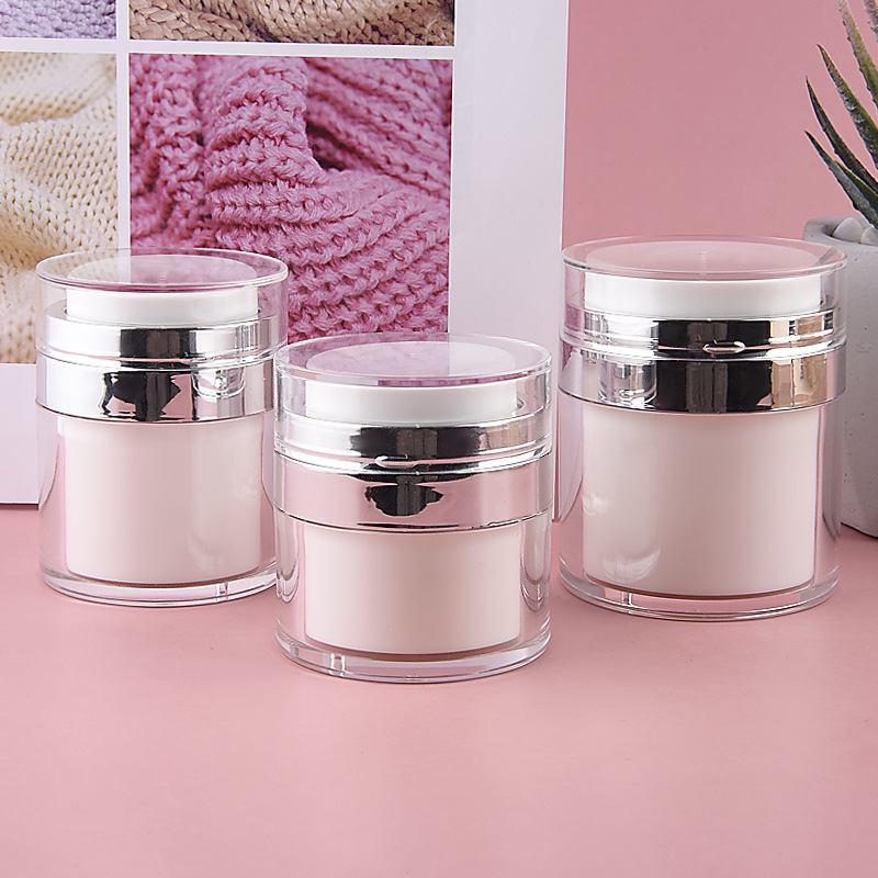 Spot acrylic cosmetics duckbill vacuum bottle 15g30g50G Press cream bottle sunscreen cream bottle