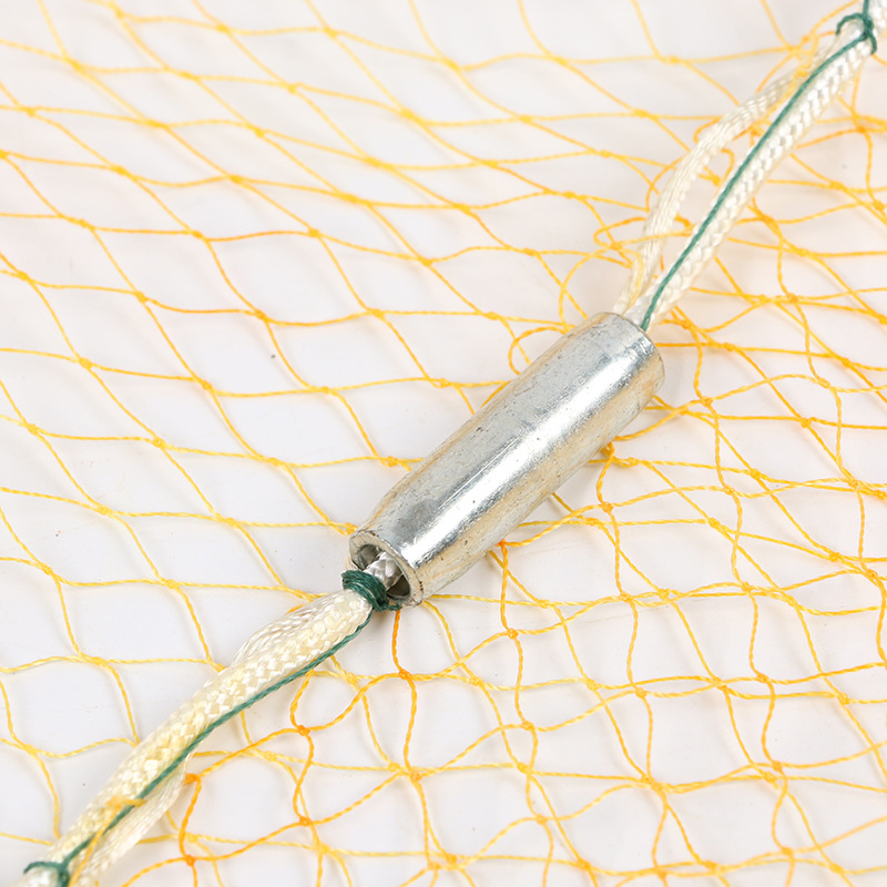 Old-fashioned traditional hand-cast net nylon wire fishing net rotary net hand-cast net artificial fishing net fishing outdoor fishing gear