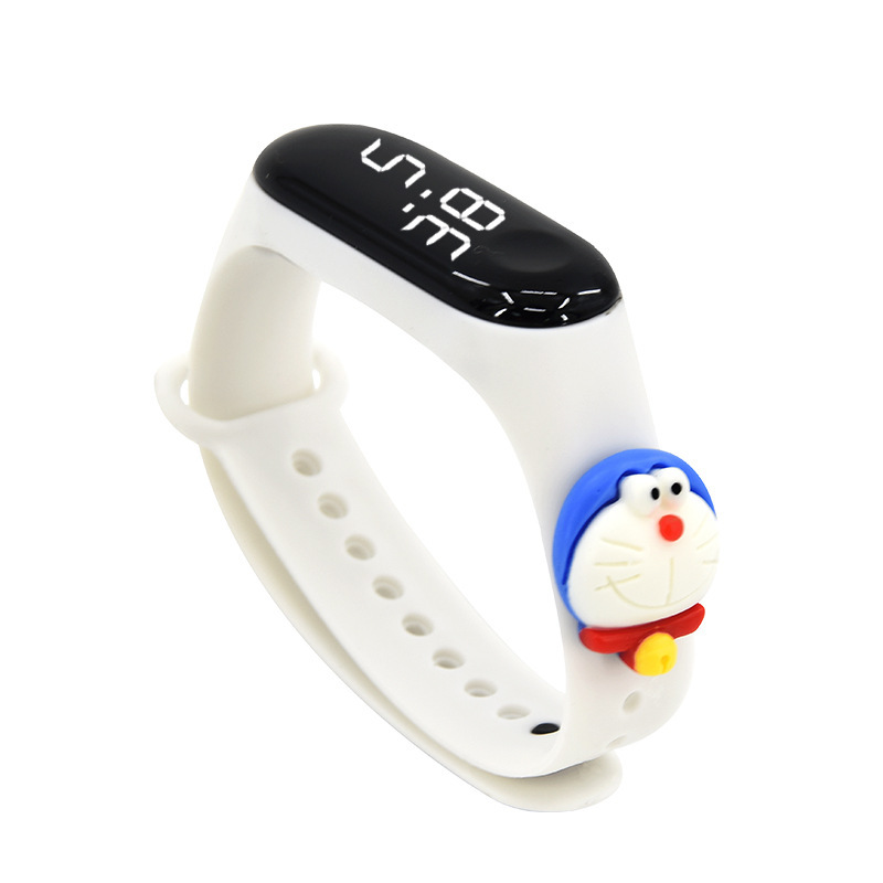 Spot meter 3 Cartoon Doll children's electronic watch waterproof LED touch bracelet men's and Women's Student Sports Watch Gift