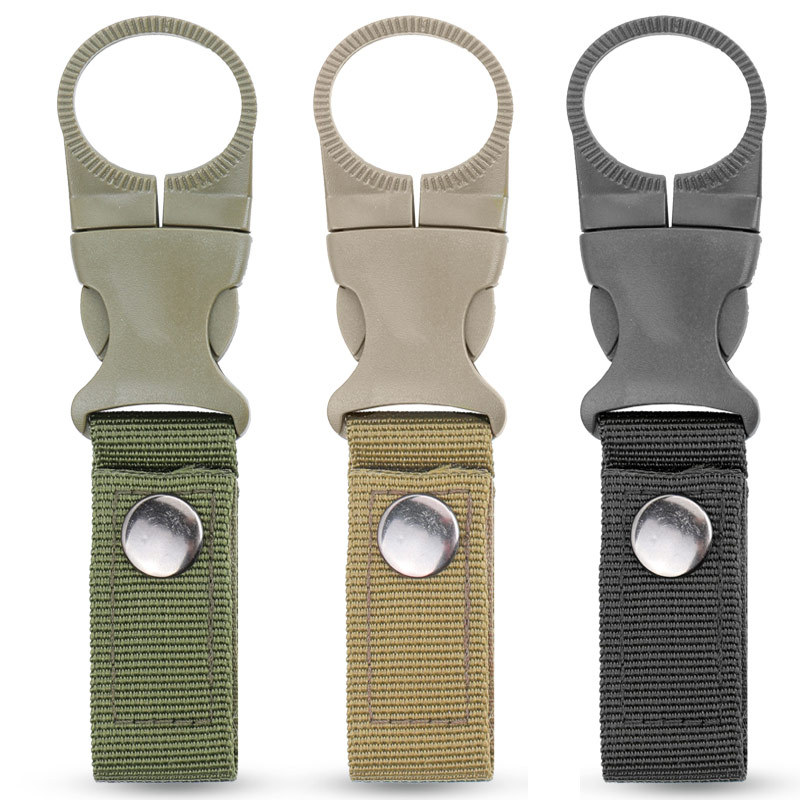 Outdoor ribbon water bottle outer hanging buckle multifunctional mineral water clip portable water bottle quick hanging travel carabiner