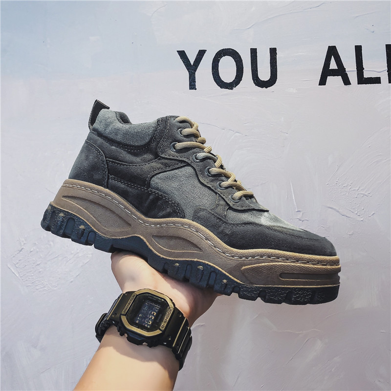 Torre Shoes 2025 New Autumn Men's Shoes Sports Casual Trendy Shoes All-match Running Trendy Ins Men's Travel Shoes