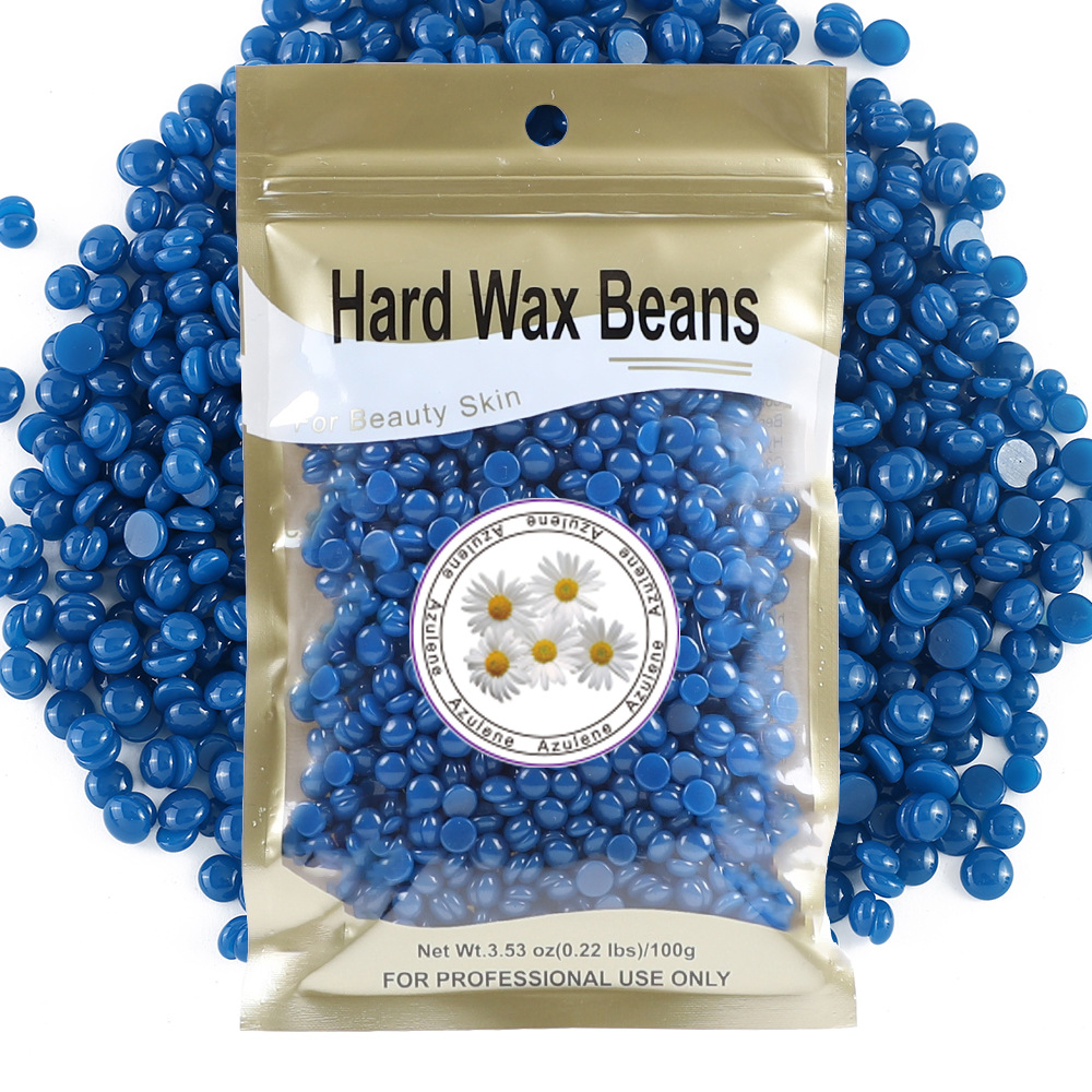 Cross-Border paper-free Depilatory Wax bean 100g solid hard wax whole body Depilatory Wax Treatment grain bag 10 color optional hot wax