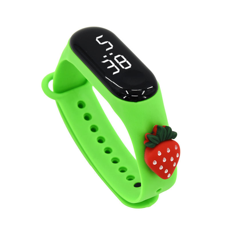 Spot meter 3 Cartoon Doll children's electronic watch waterproof LED touch bracelet men's and Women's Student Sports Watch Gift