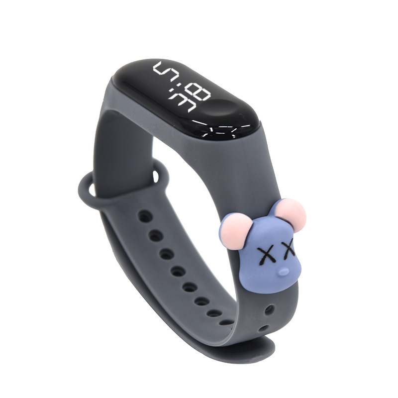 Spot meter 3 Cartoon Doll children's electronic watch waterproof LED touch bracelet men's and Women's Student Sports Watch Gift