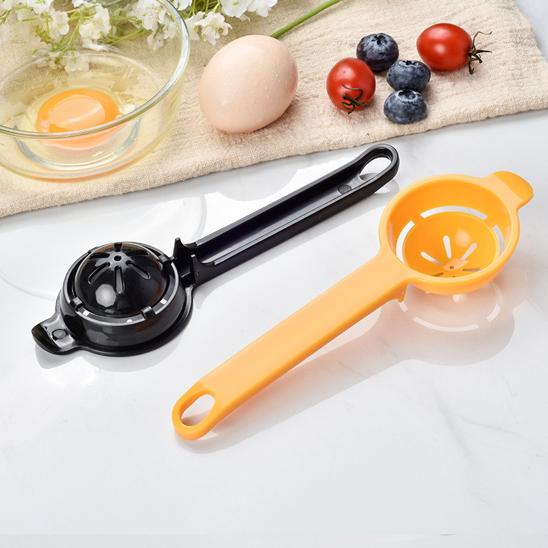 Cross-border baking supplies egg white separator plastic egg separator long handle egg white separator
