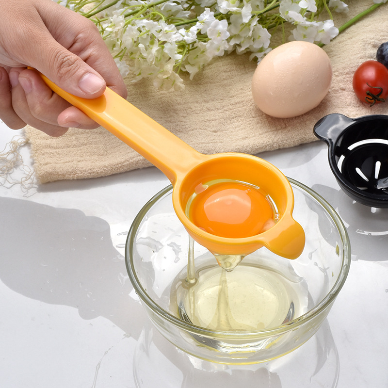 Cross-border baking supplies egg white separator plastic egg separator long handle egg white separator