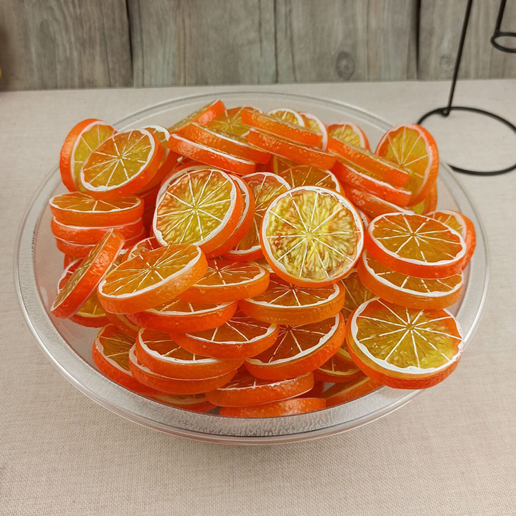 Simulation fruit slice small fruit apple slice lemon slice mango watermelon slice monkey peach slice lemon lemon model