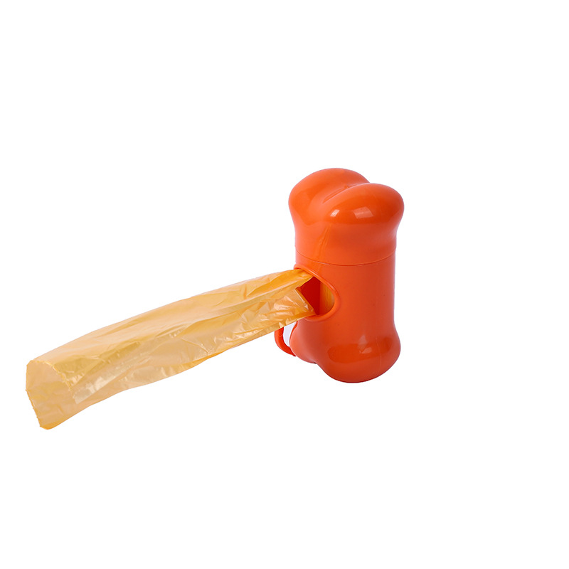 Pet Outgoing Bag Bone-shaped Garbage Box Dog Outgoing Toilet Picker Garbage Bag Pocket Spot Thickened Set